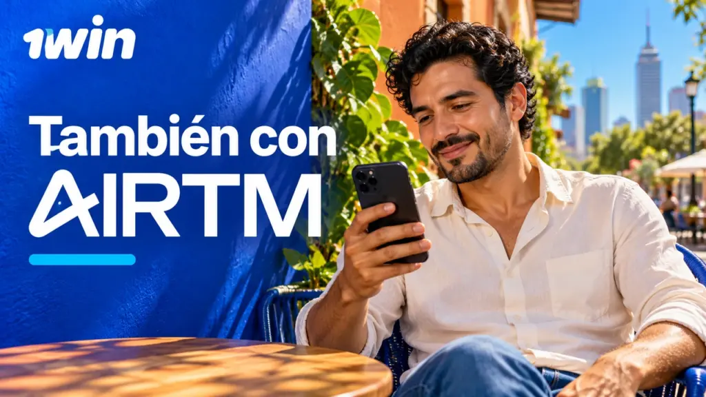 Ilustración de pagos de 1win para México