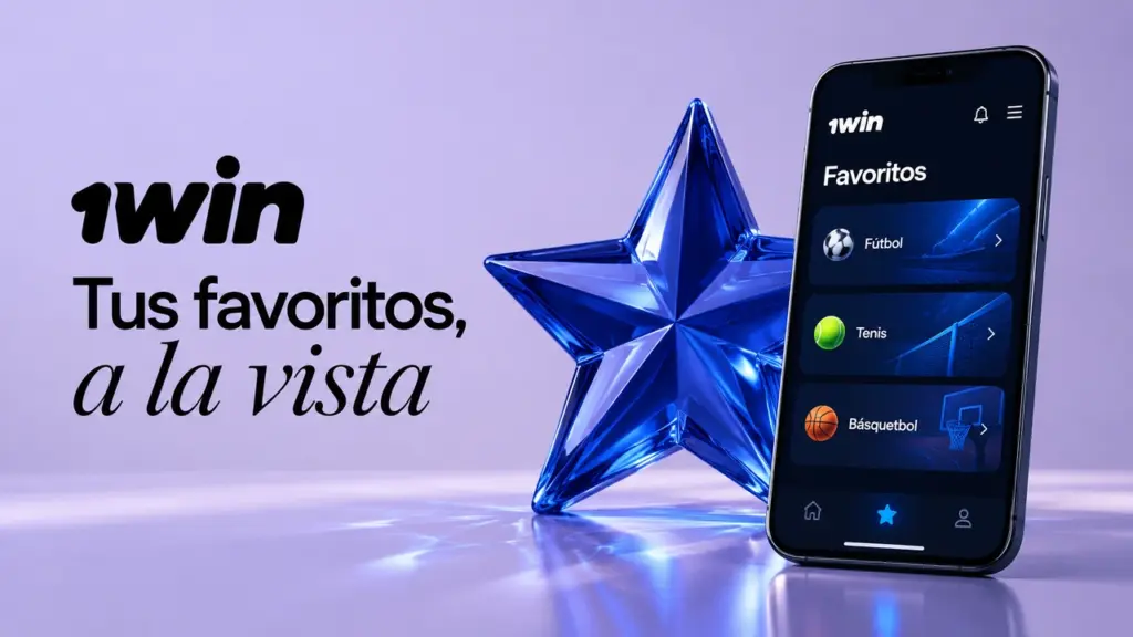 Ilustración de aplicación y acceso móvil de 1win para México